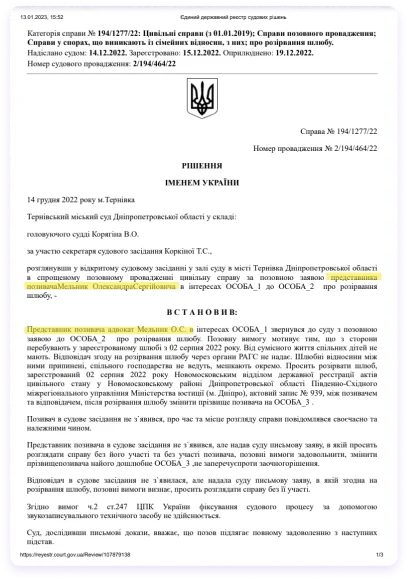 Розлучення онлайн, фотографія